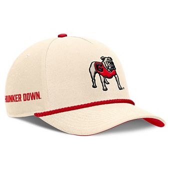 Unisex Nike Natural Georgia Bulldogs Legacy Vintage Rope Rise Adjustable Hat