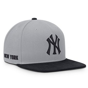 Men's Nike Gray/Navy New York Yankees Primetime Pro Dri-FIT Snapback Hat