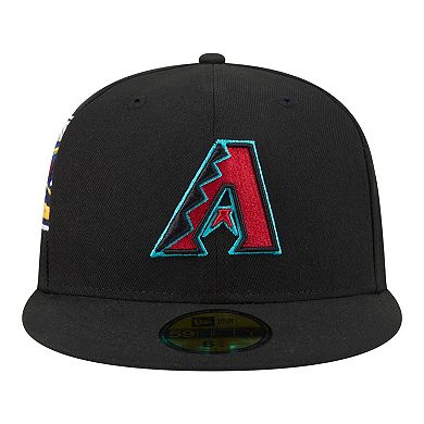 Men's New Era Black Arizona Diamondbacks Hidden Hit 59FIFTY Fitted Hat