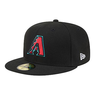 Men's New Era Black Arizona Diamondbacks Hidden Hit 59FIFTY Fitted Hat