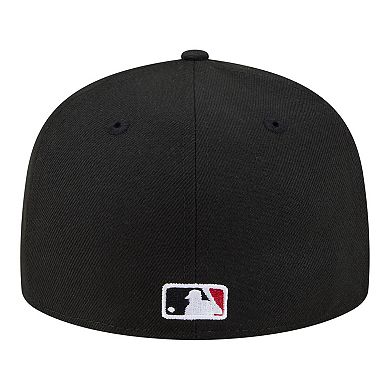 Men's New Era Black Arizona Diamondbacks Hidden Hit 59FIFTY Fitted Hat