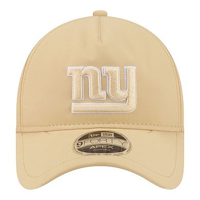 Men's New Era Tan New York Giants Apex 9FORTY Adjustable Hat
