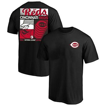 Men's Profile Black Cincinnati Reds Big & Tall Two-Sided Graphic T-Shirt