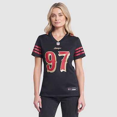 Women's Nike Nick Bosa Black San Francisco 49ers 2025 Rivalries Collection Game Jersey