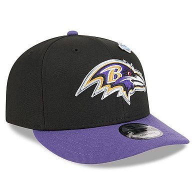 Youth New Era Black/Purple Baltimore Ravens 2026 NFL Draft Pre-Curved 9FIFTY Snapback Hat