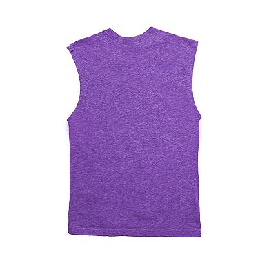Youth Wes & Willy Purple Minnesota Vikings Muscle Tank Top