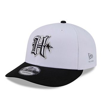Men's New Era White/Black Houston Texans 2026 NFL Draft Pre-Curved 9FIFTY Snapback Hat
