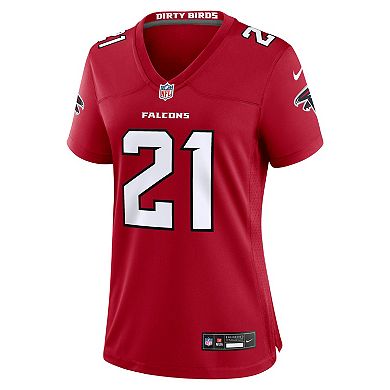 Women's Nike Deion Sanders Red Atlanta Falcons Retired Player Game Jersey