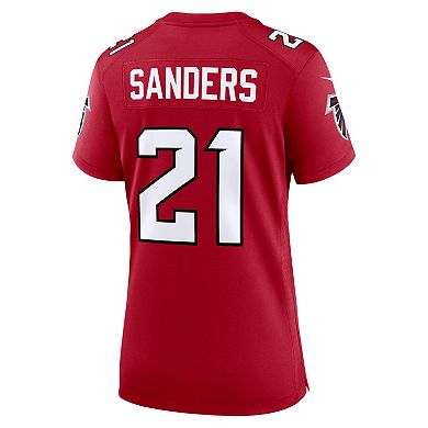 Women's Nike Deion Sanders Red Atlanta Falcons Retired Player Game Jersey