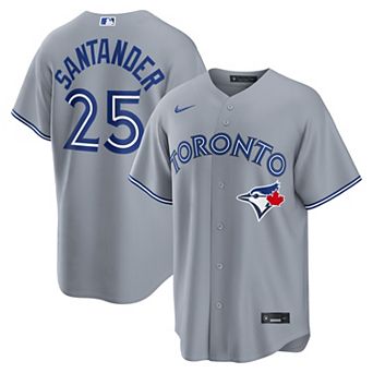 Men's Nike Anthony Santander Gray Toronto Blue Jays Road Replica Jersey
