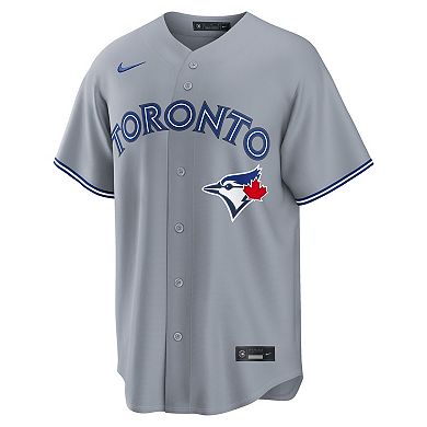 Men's Nike Anthony Santander Gray Toronto Blue Jays Road Replica Jersey
