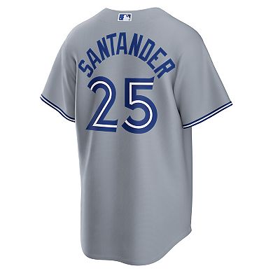 Men's Nike Anthony Santander Gray Toronto Blue Jays Road Replica Jersey