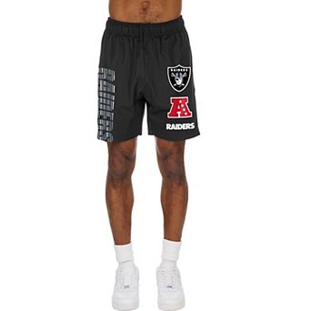 Men's New Era Black Las Vegas Raiders Match Shorts