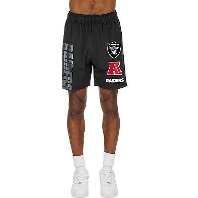 Men's New Era Black Las Vegas Raiders Match Shorts
