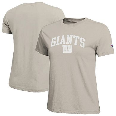Women's Champion Light Brown New York Giants Cocoa Butter T-Shirt