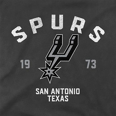 Unisex Stadium Essentials Black San Antonio Spurs Get Back Vintage T-Shirt