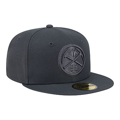 Men's New Era Charcoal Denver Nuggets Tonal Color Pack 59FIFTY Fitted Hat
