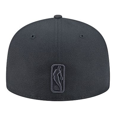Men's New Era Charcoal Chicago Bulls Tonal Color Pack 59FIFTY Fitted Hat
