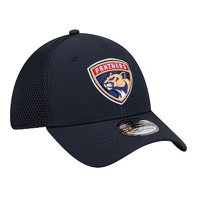 Men's New Era Navy Florida Panthers Logo 39THIRTY Flex Hat