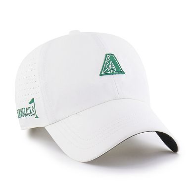 Men's '47 White Arizona Diamondbacks Elevated Greens Clean Up Adjustable Hat