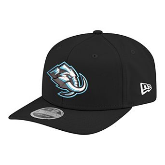 Men's New Era Black Utah Mammoth 9SEVENTY Stretch-Snap Adjustable Hat