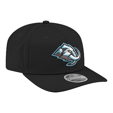 Men's New Era Black Utah Mammoth 9SEVENTY Stretch-Snap Adjustable Hat