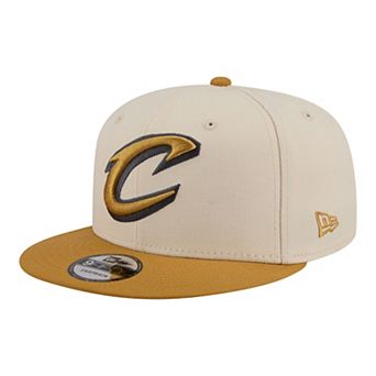 Men's New Era Cream/Tan Cleveland Cavaliers Two-Tone Color Pack 9FIFTY Snapback Hat