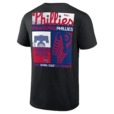 Men's Profile Black Philadelphia Phillies Big & Tall Two-Sided Graphic T-Shirt