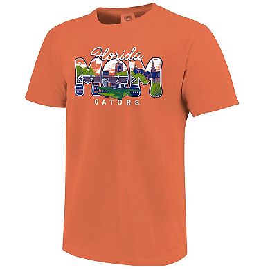Women's Orange Florida Gators Comfort Colors Campus Drawing Mom T-Shirt