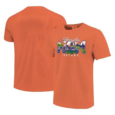 Women's Orange Florida Gators Comfort Colors Campus Drawing Mom T-Shirt