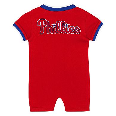 Newborn Outerstuff Red Philadelphia Phillies Pinch Coverall