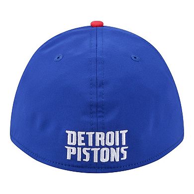 Men's New Era Blue/Red Detroit Pistons Rope Two-Tone M-Crown A-Frame 39THIRTY Flex Hat
