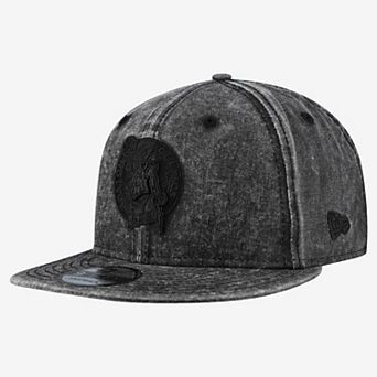 Men's New Era Black Boston Celtics Washed Tonal 9FIFTY Snapback Hat