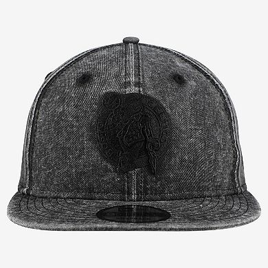 Men's New Era Black Boston Celtics Washed Tonal 9FIFTY Snapback Hat