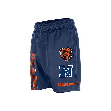 Men's New Era Navy Chicago Bears Match Shorts