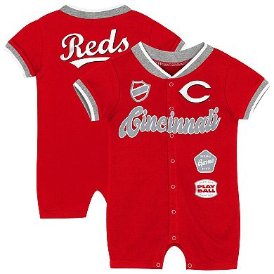 Newborn Outerstuff Red Cincinnati Reds Pinch Coverall