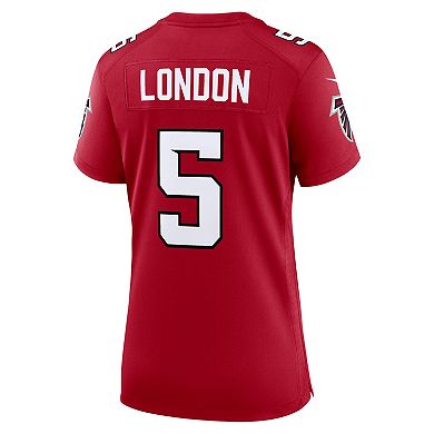 Women's Nike Drake London Red Atlanta Falcons Game Jersey