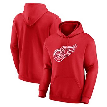 Men's Logo Athletic Red Detroit Red Wings Essential Hoodie