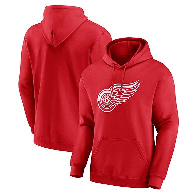 Men's Logo Athletic Red Detroit Red Wings Essential Hoodie