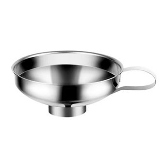 Stainless Wide Mouth Canning Funnel with Handle 5.8"