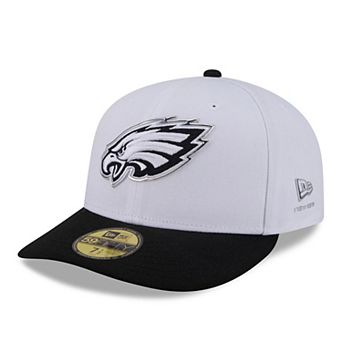 Men's New Era White/Black Philadelphia Eagles 2026 NFL Draft Pre-Curved 59FIFTY Fitted Hat