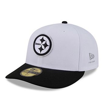Men's New Era White/Black Pittsburgh Steelers 2026 NFL Draft Pre-Curved 59FIFTY Fitted Hat