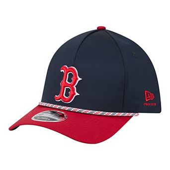 Men's New Era Navy/Red Boston Red Sox Rope M-Crown A-Frame 39THIRTY Flex Hat
