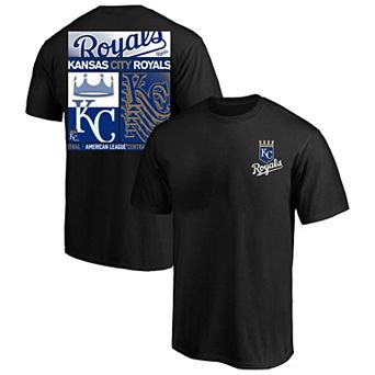 Men's Profile Black Kansas City Royals Big & Tall Two-Sided Graphic T-Shirt