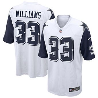 Men's Nike Javonte Williams White Dallas Cowboys Alternate Game Jersey