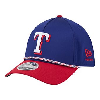 Men's New Era Royal/Red Texas Rangers Rope M-Crown A-Frame 39THIRTY Flex Hat