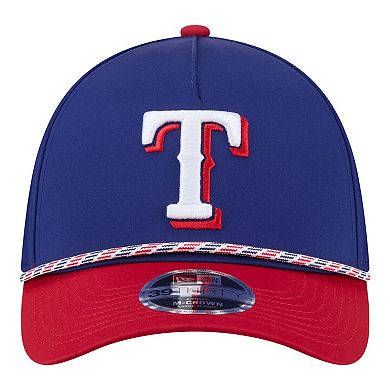 Men's New Era Royal/Red Texas Rangers Rope M-Crown A-Frame 39THIRTY Flex Hat