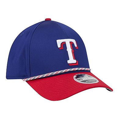 Men's New Era Royal/Red Texas Rangers Rope M-Crown A-Frame 39THIRTY Flex Hat