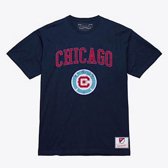 Men's Mitchell & Ness Navy Chicago Fire City Pride T-Shirt