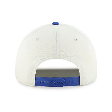 Men's '47 Natural/Royal Los Angeles Dodgers Frame Out Hitch Adjustable Hat
